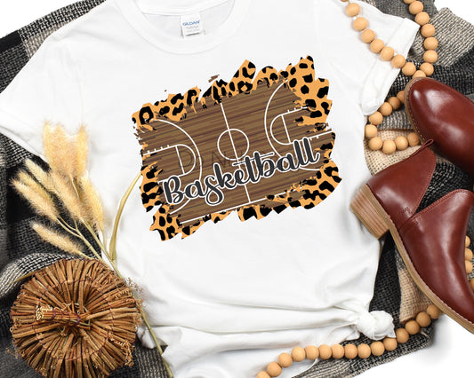 Basketball court leopard-DTF