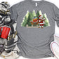 Santa glove to mouth sleigh trees-DTF