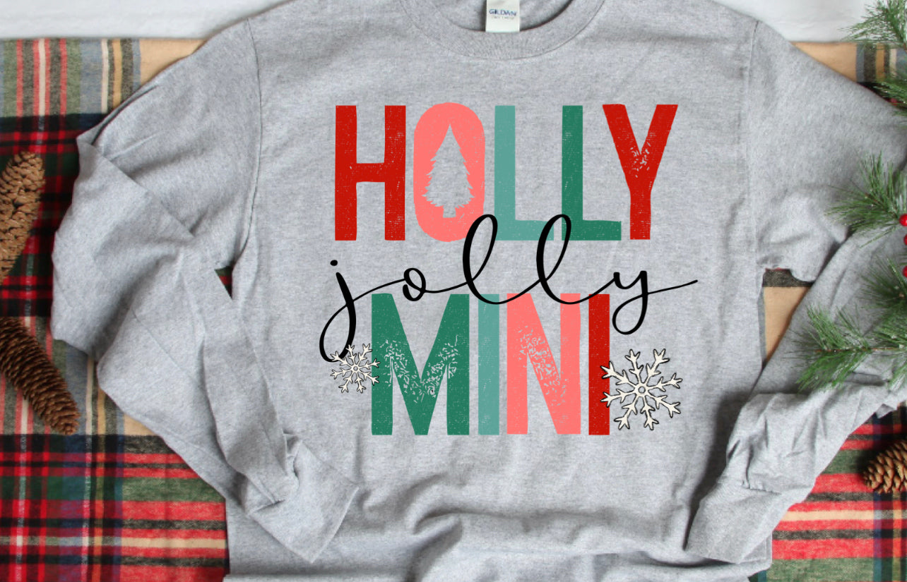 Holly jolly mini-DTF