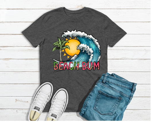 Beach bum ocean wave- DTF