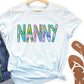 Nanny floral and stripe-DTF