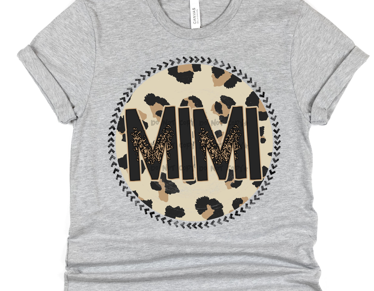 Mimi leopard circle- DTF