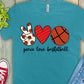 Peace love basketball-DTF