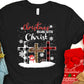 Christmas begins with Christ 3 crosses-DTF