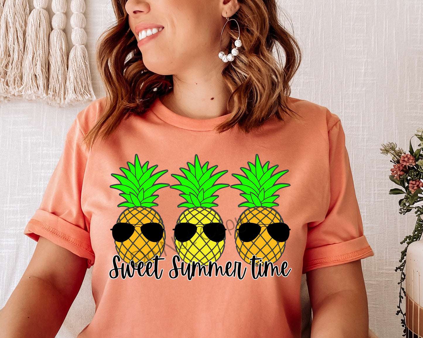 Sweet summer time pineapples-DTF