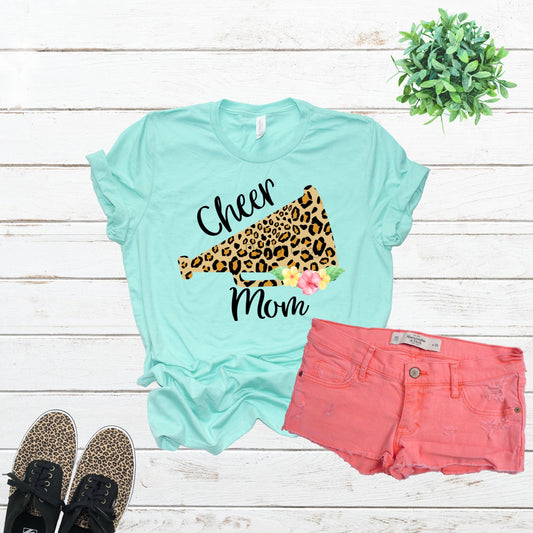 Cheer mom leopard-DTF