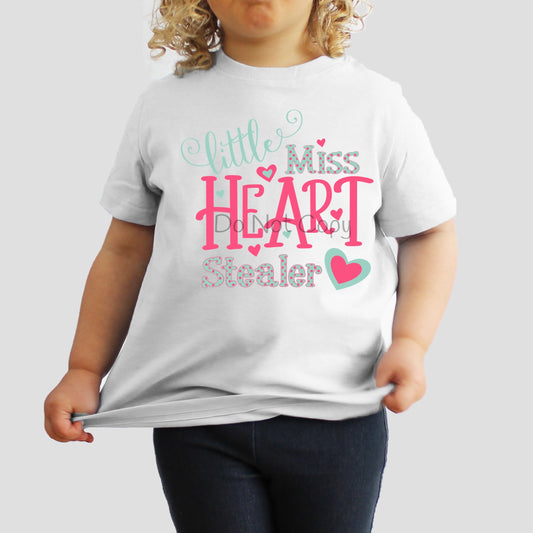 Little miss heart stealer-DTF