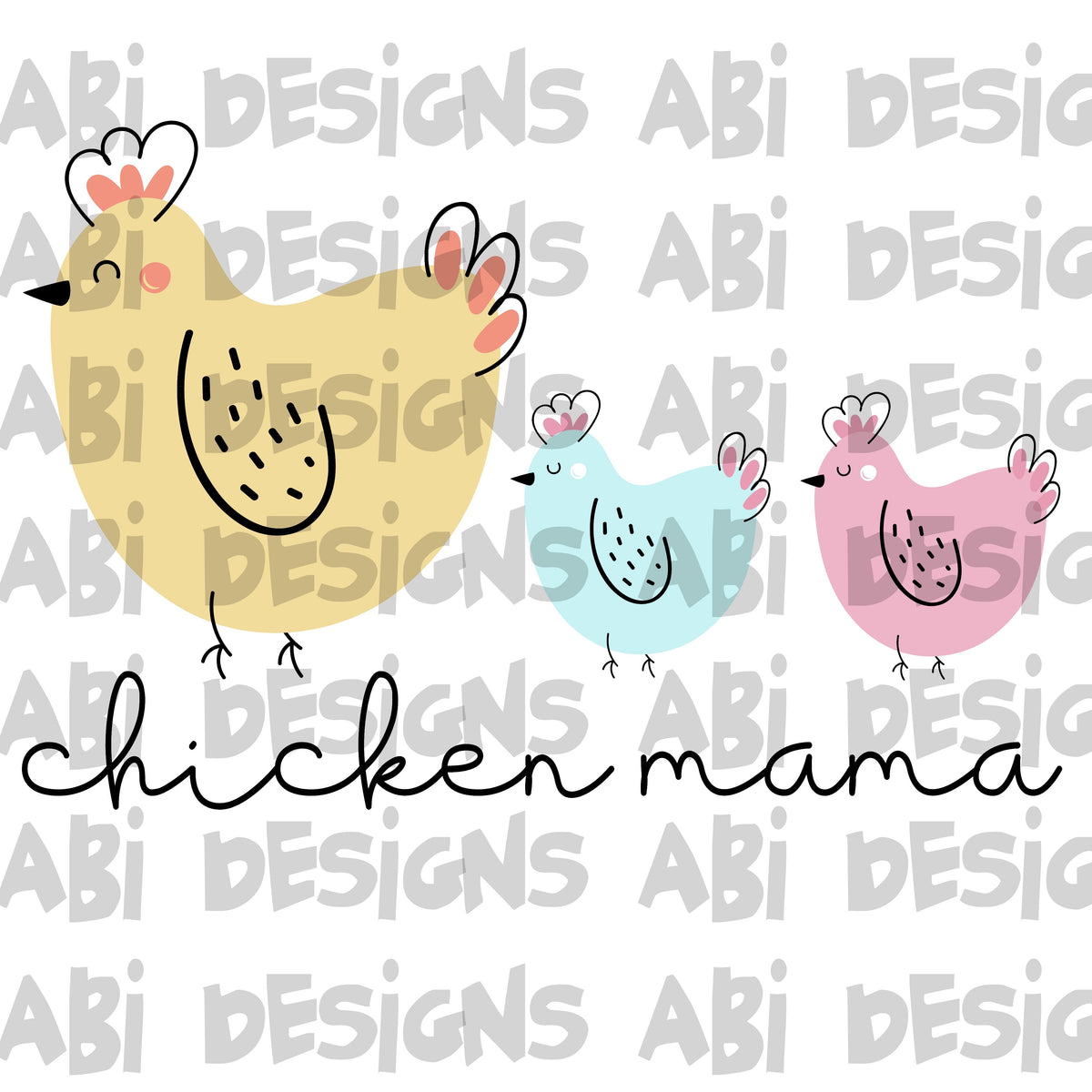 Chicken mama-DTF