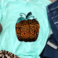 Orange leopard turquoise pumpkin-DTF