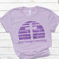 Jesus changes everything purple-DTF