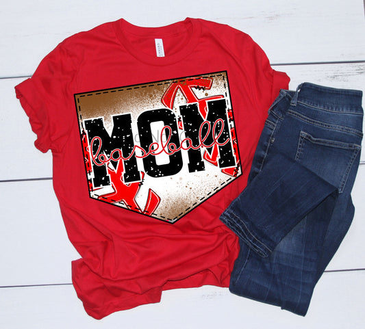 Baseball mom plate-DTF