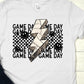 Game day volleyball lightning bolt-DTF