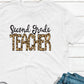 Second grade teacher leopard -DTF