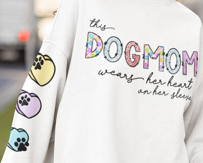 This “custom name” wears her heart on her sleeve-DTF