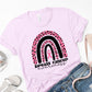 Breast cancer awareness leopard rainbow-DTF