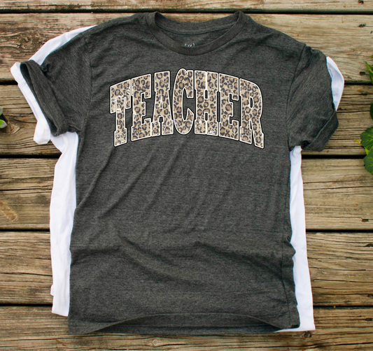Teacher leopard arch -DTF