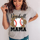 Baseball mama leopard back-DTF