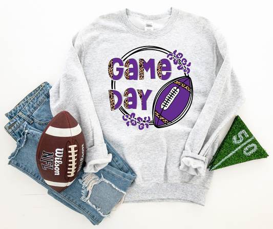 Game day football purple- DTF
