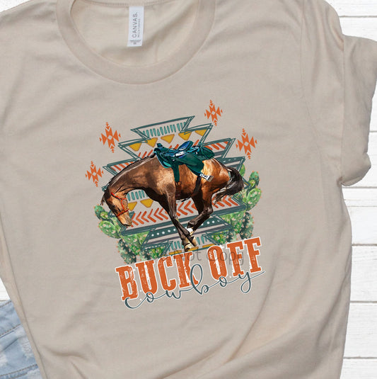 Buck off cowboy-DTF