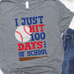 I just hit 100 days of school baseball-DTF