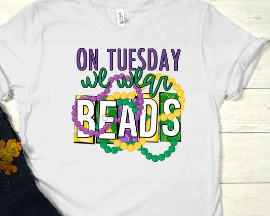 On Tuesday we wear beads-DTF