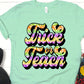 Trick or teach retro multi color-DTF