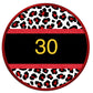Multi colored leopard circle custom-DTF