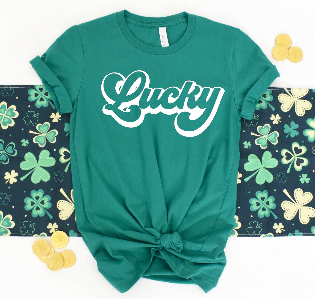 Lucky Mama with Clover -PUFF -Screen Print