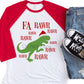 Fa rawr rawr dinosaur-DTF
