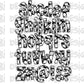 Make your own- Several Fonts to choose from -DTF
