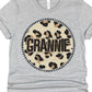Grannie Leopard circle- DTF