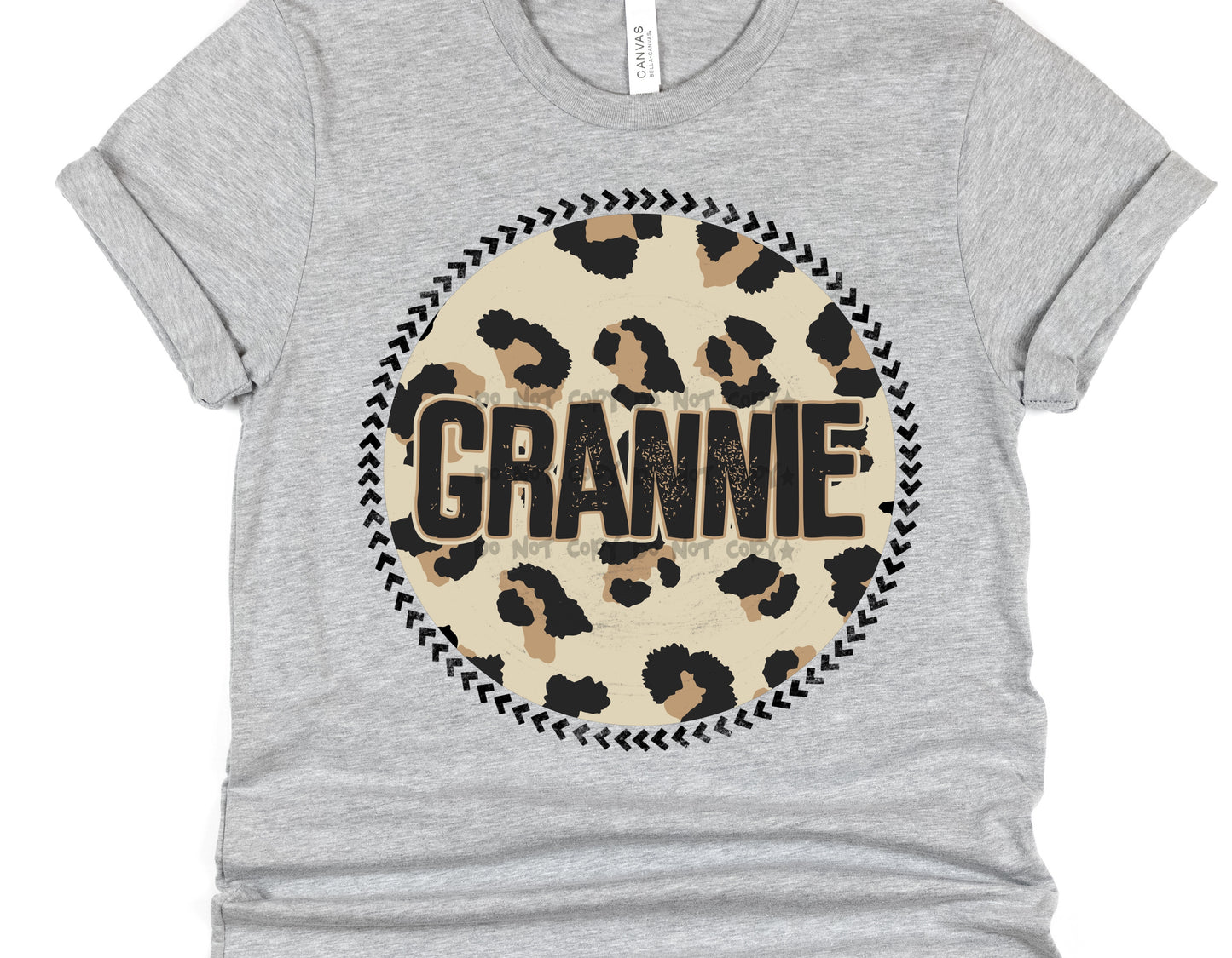 Grannie Leopard circle- DTF