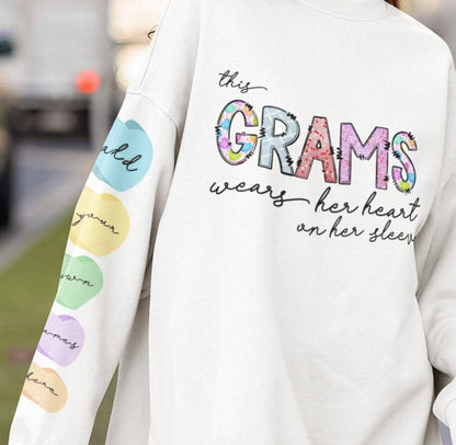 This “custom name” wears her heart on her sleeve-DTF
