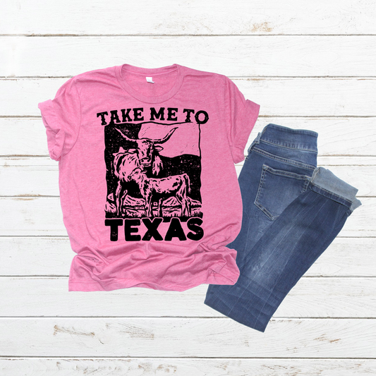 Take me to Texas (11”)Screen Print