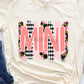 Mini salmon brush strokes-DTF