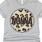 NONNA leopard circle- DTF