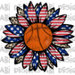 Basketball flower-DTF