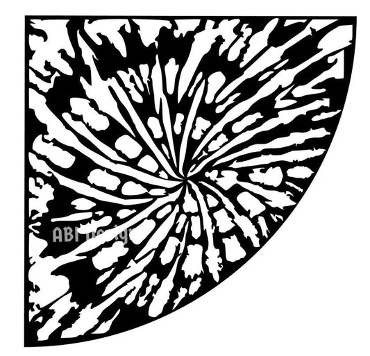 Tie dye stencil Sleeve