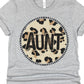 Aunt Leopard circle- DTF