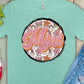 Mini retro circle-DTF