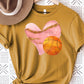 Basketball pink gold heart-DTF