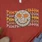 Pumpkin season Smiley face-DTF