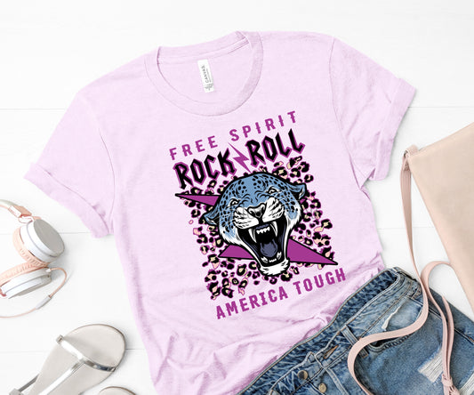 Free spirited rock roll America tough-DTF