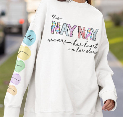 This “custom name” wears her heart on her sleeve-DTF