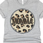 Momma Leopard circle- DTF