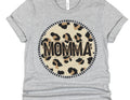 Momma Leopard circle- DTF
