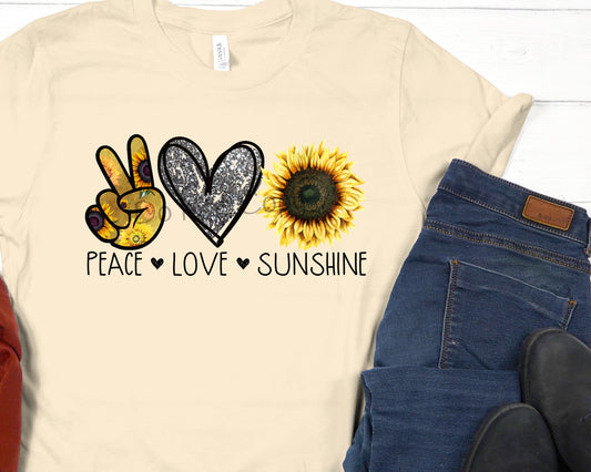 Peace love sunshine-DTF