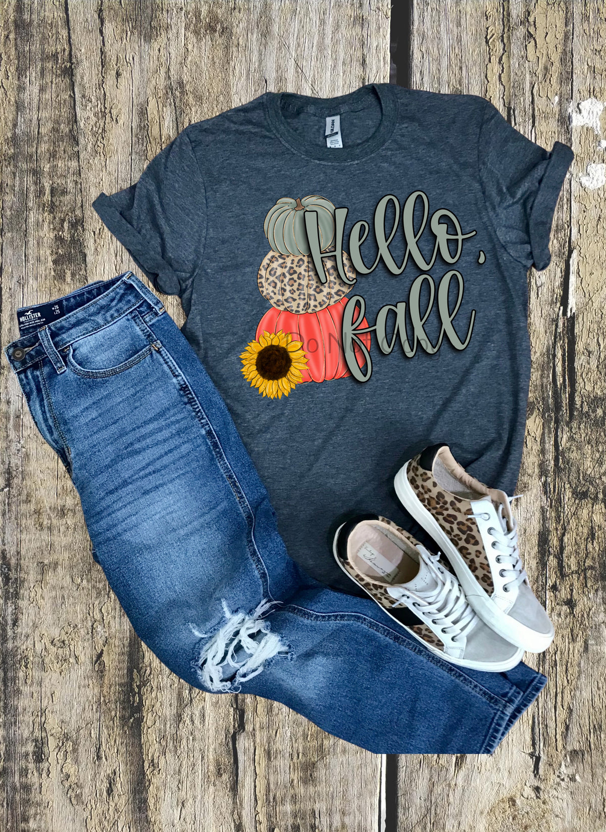 Hello fall stack pumpkins-DTF