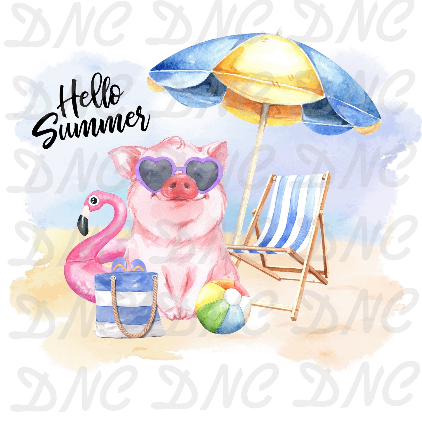 Hello summer -Sublimation