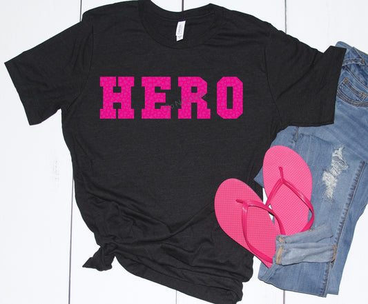 HERO pink- DTF